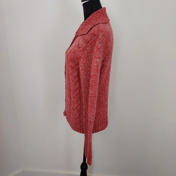 L.L.Bean Wool Blend Knit Cardigan - Picture 4 of 13